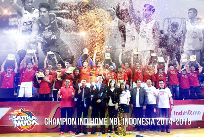 SM BritAma Champion IndiHome NBL Indonesia 2014-2015